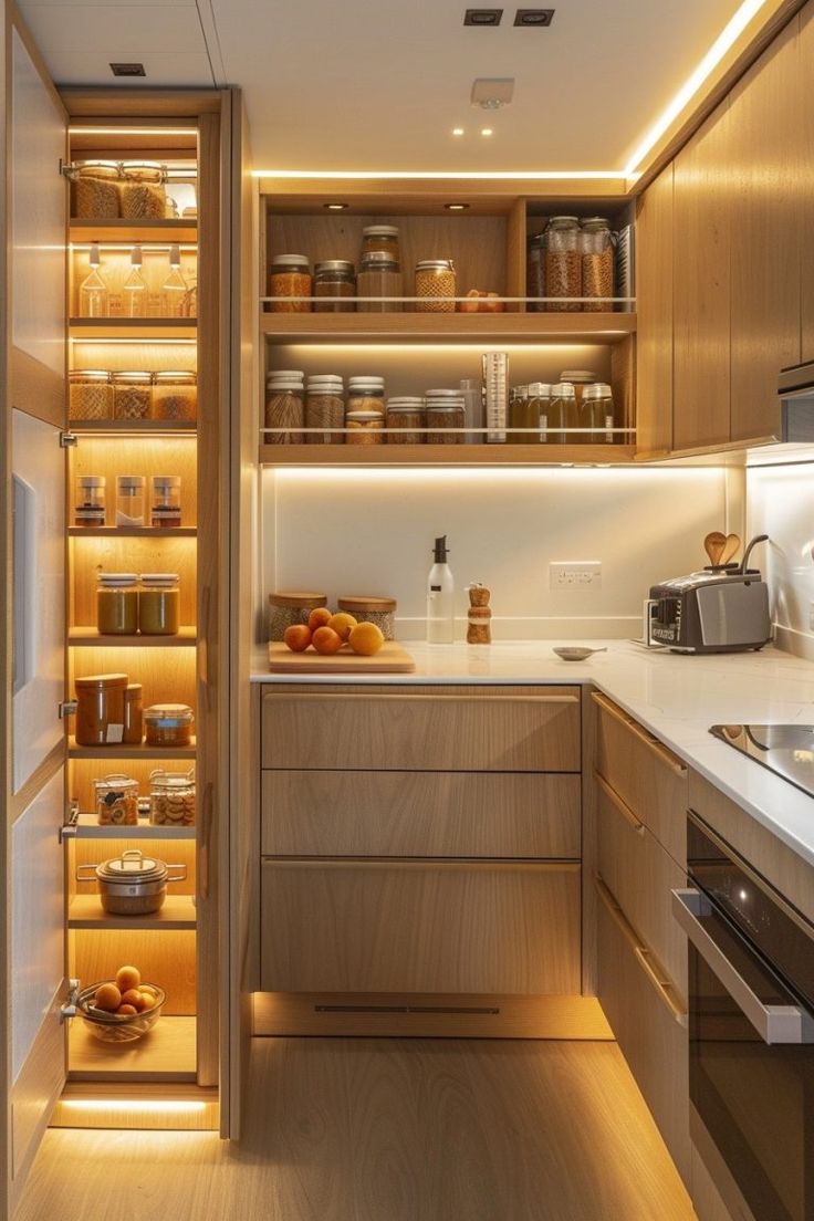 Minimalist pantry